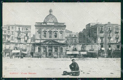 Napoli città piazza mercato - napoli,