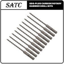 Set 10 pezzi punte per trapano a percussione rotative 5/32" x6" SDS Plus punta in carburo per calcestruzzo muratura