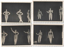 16 FOTO SPETTACOLO "RIVISTA" ANNI '50 SOUBRETTE- COSTUMI EPOCA VINTAGE