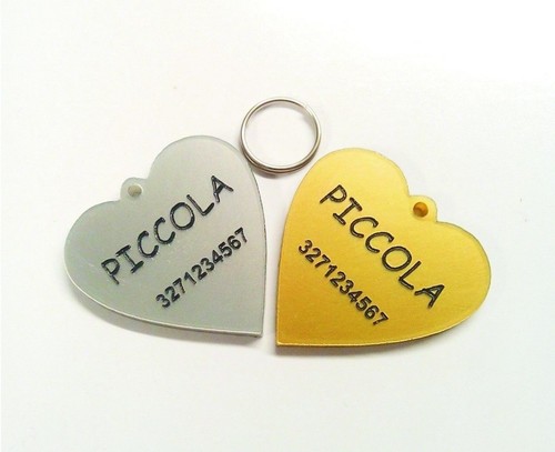 Medaglietta plexiglas cuore - plexiglas,