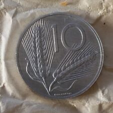 10 lire 1986 spighe 2 errori difetto conio doppio bordo + errore laminazione