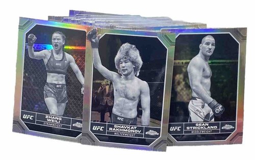 2024 topps chrome ufc base - chrome,