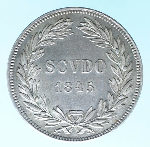 Gregorio xvi scudo 1845 monete - xvi,