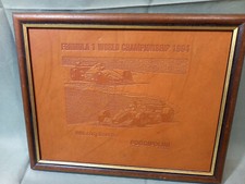 QUADRO F1 PELLE VINTAGE POGGIPOLINI SCUDERIA RALLYE PISTA CARS MOTORSPORT 1994