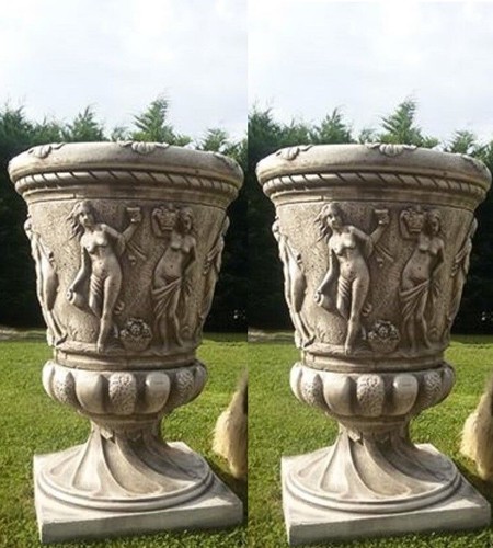 Coppia vaso calice - calice, imperiale
