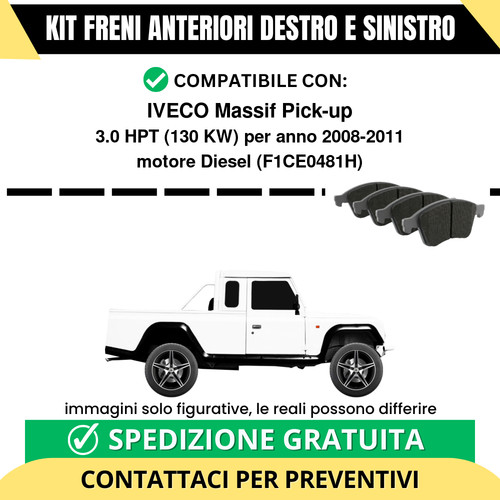 Pastiglie freno anteriori per - anteriori,