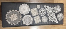 11 DOILIE VINTAGE IN PIZZO
