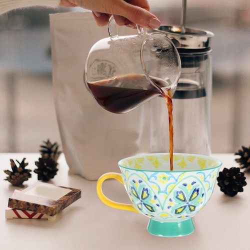 Tazza caffè dipinta a - tazza,
