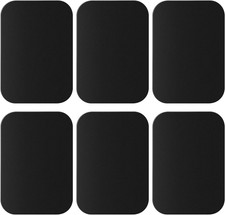Placche Metalliche Adesive, 6 Pezzi Placca Metallica Adesivo per Calamite Cellul