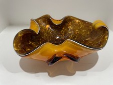 Svuotatasche Vetri d'Arte Vetro di Murano Sommerso Art Glass Bowl Infused Seguso