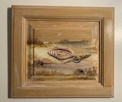 Quadro olio legno - quadro, originale