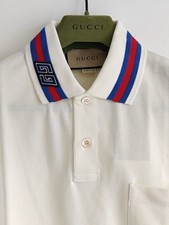 Gucci Polo bianca con colletto