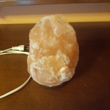 Lampada di sale rosa dell’Himalaya 100% naturale con lampadina spina europea