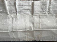 lenzuolo matrimoniale con federe in puro lino bianco ricamato a mano in bianco