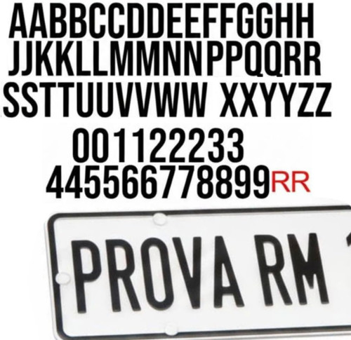 Adesivi per targa - adesivi,