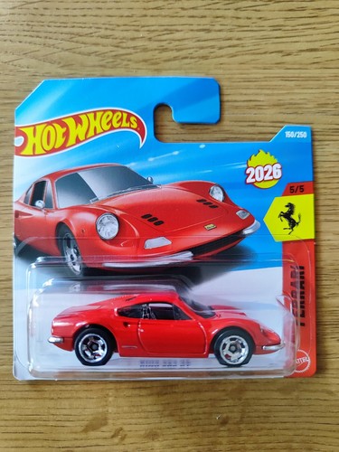 Hot wheels ferrari dino 206 - wheels, "dino