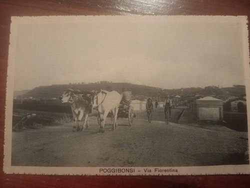 Cartolina poggibonsi via - poggibonsi,