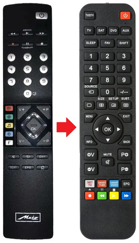 Telecomando adatto per metz - telecomando,