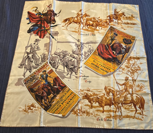 Sciarpa vintage bull fighter - sciarpa,