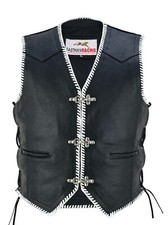 Gilet in pelle da moto
