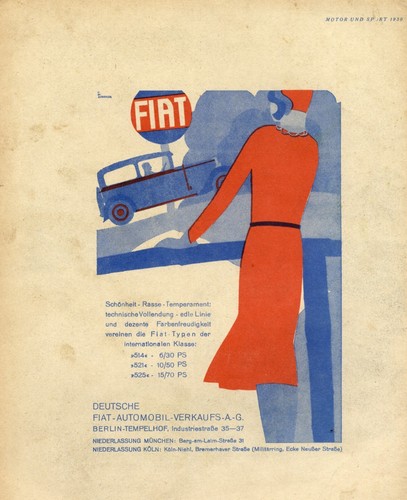 Fiat 514 521 525 - , pubblicità