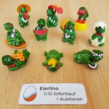 SET SORPRESA TOP KINDER + tartallegre Teeny Tapsy Turtles + figurine 1,3" come nuove