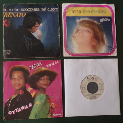 Lotto dischi vinile giri - 4,
