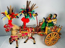 Antique Sicilian Cart Painted