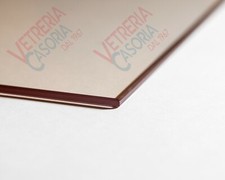 VETRO CERAMICO 19,5 cm x19 cm x termocamini,stufe e camini spessore 4mm