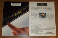 Rara Pubblicità BECKER GRAND