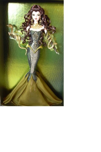 Barbie collector medusa gold - barbie,