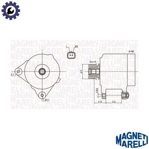 Alternatore 063731762010 per - alternatore,