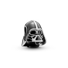 Ciondolo Pandora Disney Star Wars Dart Fener 799256C01 Argento Smalto Nero Charm