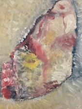 Bellissimo Pittura Olio Legno