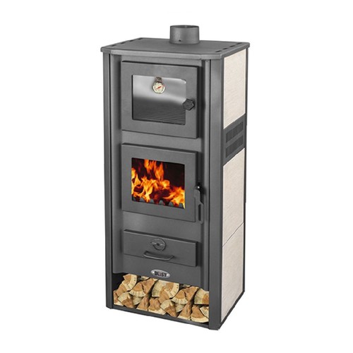 Stufa legna con forno - a,