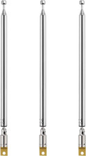 3 Pezzi 75Cm 7-Sezione Antenna Radio FM Telescopica Portatile, Sostituzione per 