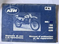 1980 KTM MC/GS 350 390 420 Manuale Di Uso E Manutenzione M14
