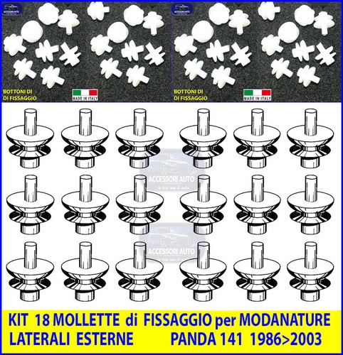Mollette fissaggio modanature - mollette,