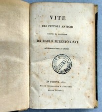 1821 - Vite dei pittori
