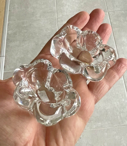 Paire salières cristal - paire,