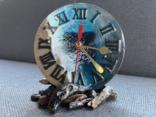 Orologio in resina epossidica effetto wave 3d 15cm