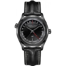 Hamilton Jazzmaster GMT, Full Black Limited Edition, 42mm, automatic - H32685731