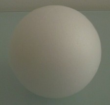 LOTTO DIECI PALLINE IN POLISTIROLO CM 8 PER DECOUPAGE O ALTRI HOBBY CREATIVI