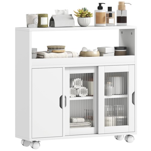Mobile bagno stretto con - bagno, ruote