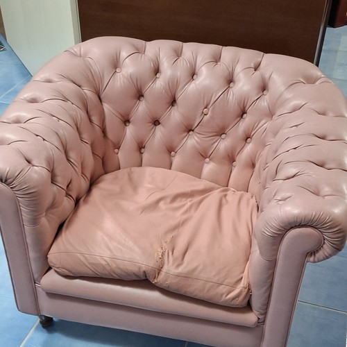 Poltrona chesterfield pelle - poltrona,