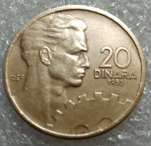 Moneta jugoslavia dinara - moneta, 20