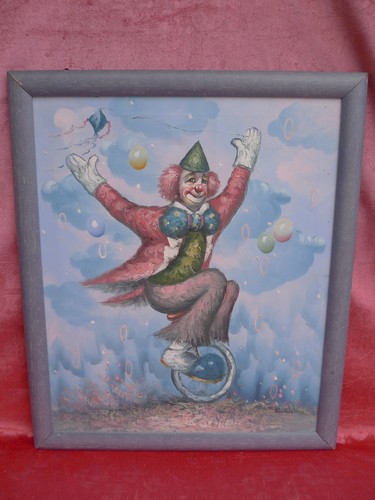 Bellissimo dipinto clown su - bellissimo,