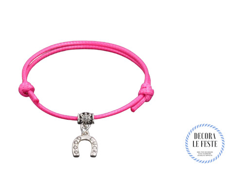 Bracciale porta fortuna rosa - fortuna,