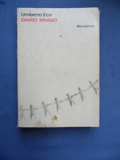 UMBERTO ECO-DIARIO MINIMO-MONDADORI-SECONDA EDIZIONE 1963-COLLANA IL TORNASOLE