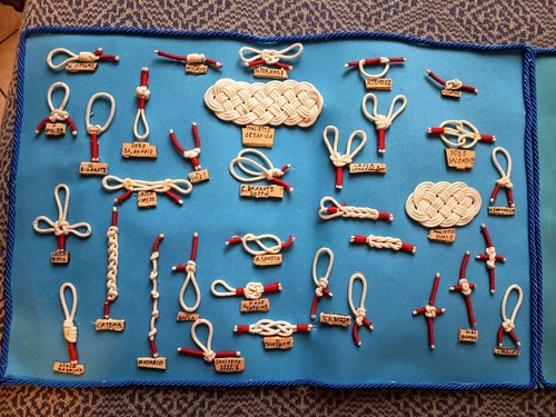 Collezione nodi marinari - collezione, di
